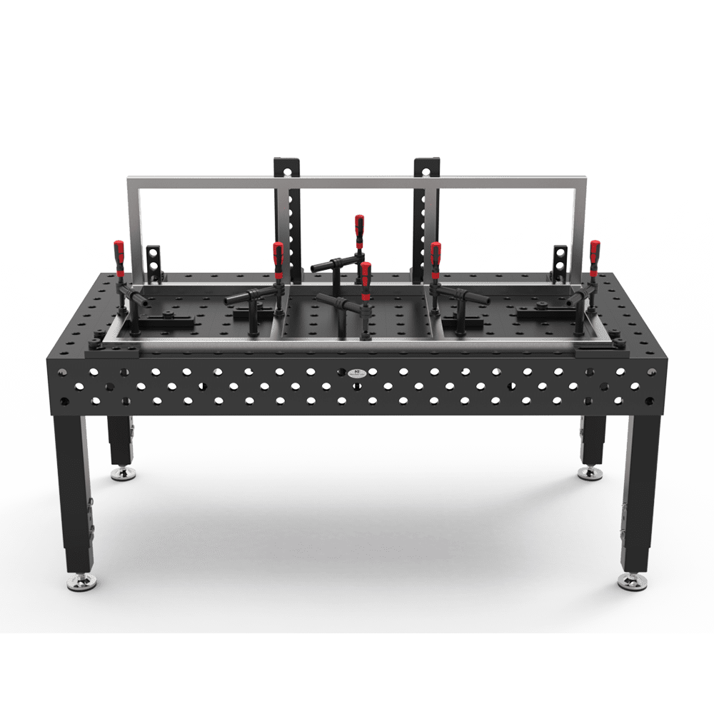 3D welding table steel with plasma nitriding & standard holes - 图片 1
