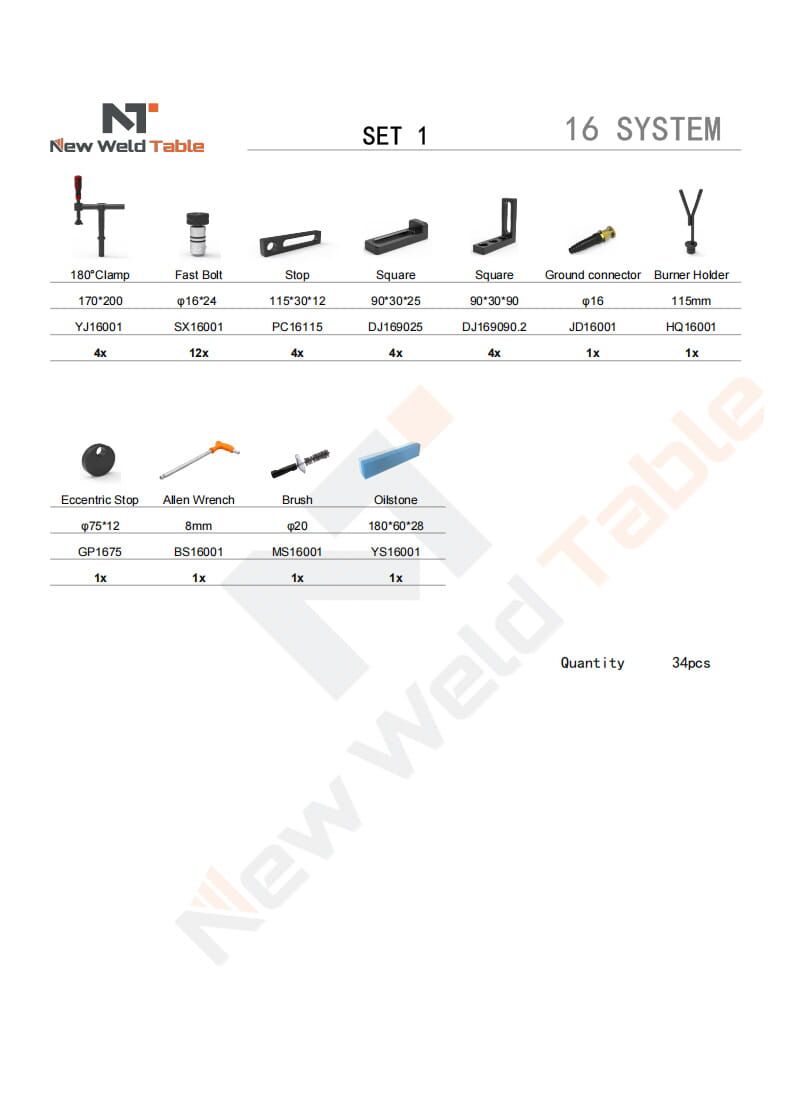 D16 set1 D16 system tooling set 1 - Image 1