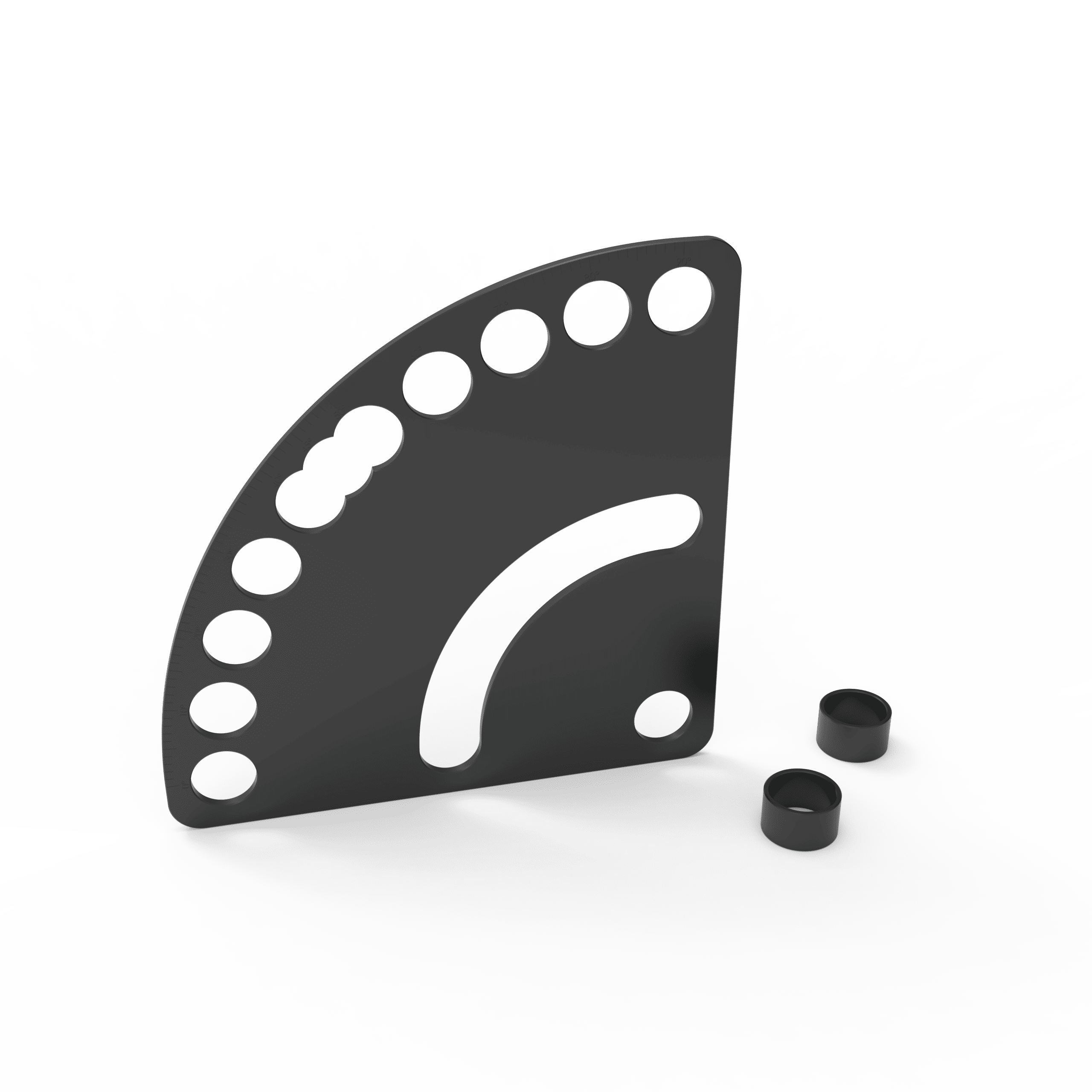 D28配件.714 D28 Angle Alignment Template nitrided - Image 1